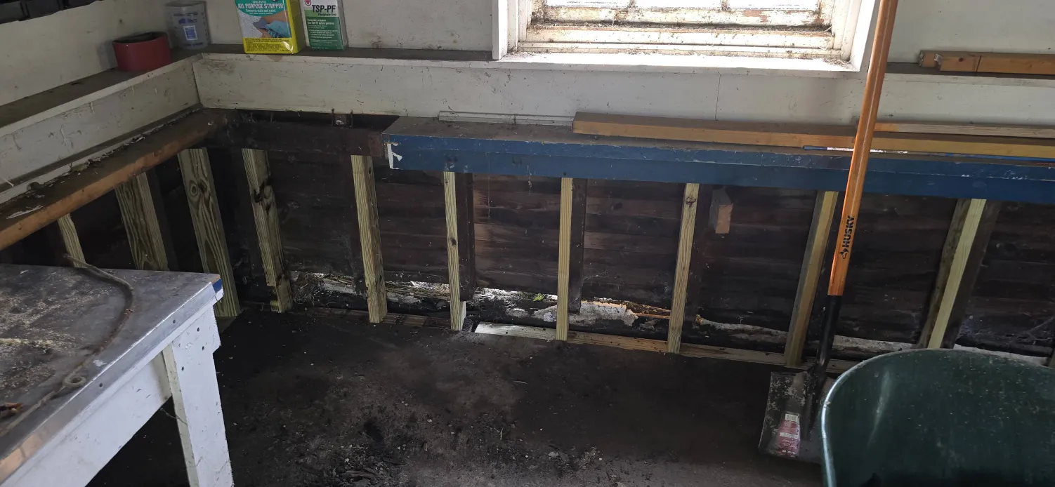 Garage Wall & Foundation Repair — HClark_007